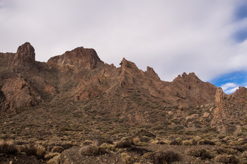 Mountains in Teide National Park, Spain
