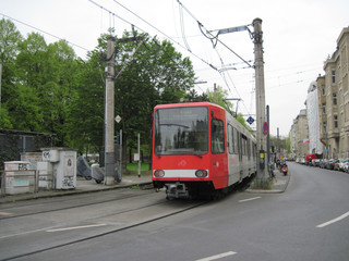 Naklejka na ściany i meble Cologne light rail