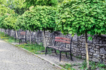 park bench