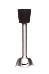 nozzle with cutting knives submersible blender, detail isolated on white background.