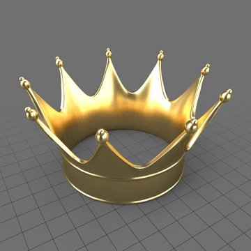 Gold king crown 1