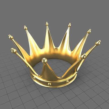 Gold king crown 2