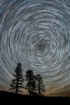 Circumpolar Star Trails