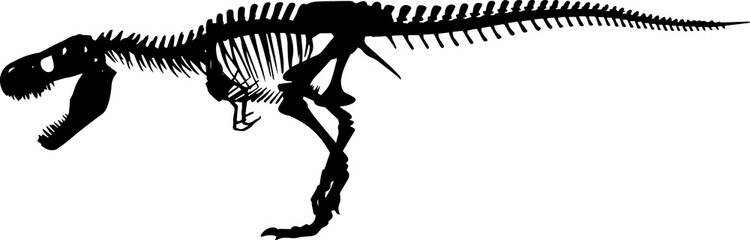 Fossils 1 isolated vector silhouette © Loveleen