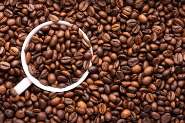 cup of coffee beans