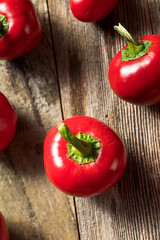 Raw Organic Red Cherry Bomb Peppers