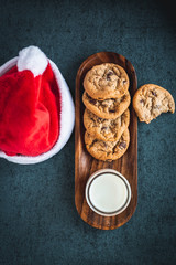 Santa's Cookies and Milk
