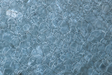 Obraz premium Soap Buble Grid Macro