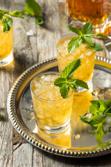 Homemade Kentucky Bourbon Mint Julep