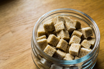 Brown Sugar on a wooden table
