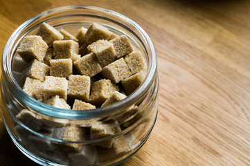 Brown Sugar on a wooden table