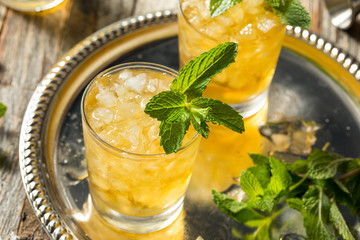 Homemade Kentucky Bourbon Mint Julep