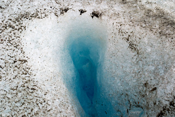 Perito Moreno Glaciar hole