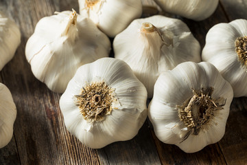 Raw Organic Garlic Bulbs