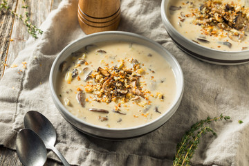 Homemade Cream of Mushroom Soup