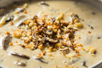 Homemade Cream of Mushroom Soup