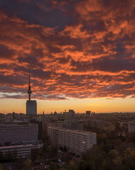 Naklejka premium Sonnenuntergang