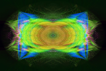Abstract digital art.  Futuristic fractal illusration. Texuture. 