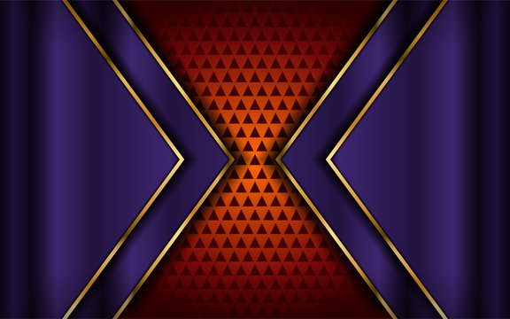 Luxurious Purple And Orange Background