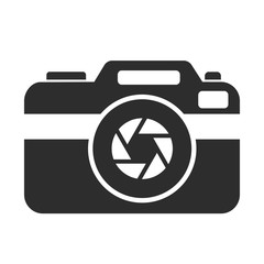 Photo camera vector icon