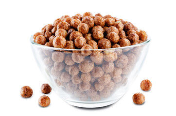 Breakfast crunchy chocolate balls