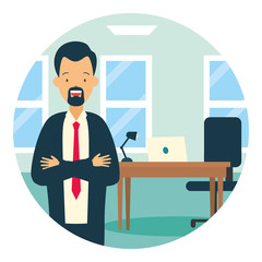 businessman office workplace