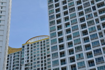 Fototapeta premium Visitors Center Capital Meeting Point Main Business District View High