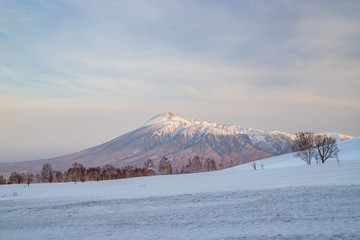  Snowy scenery of Hachimantai in Tohoku region