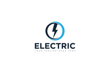 electric logo and icon vector illustration design template