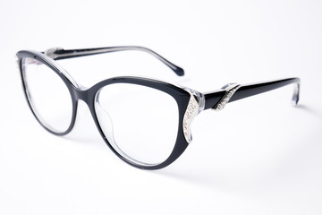 Exquisite stylish women's glasses. Optical fashion