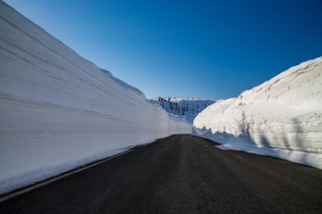 Snowy scenery of Hachimantai in Tohoku region