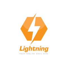 electric logo and icon vector illustration design template