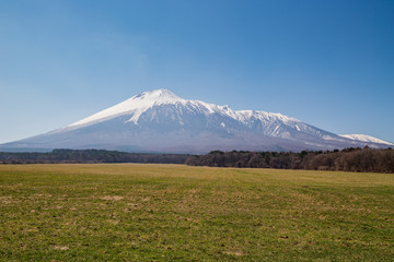 Fototapeta premium Snowy scenery of Hachimantai in Tohoku region