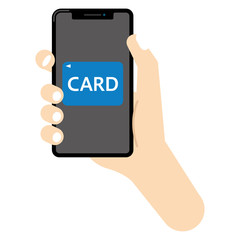キャッシュレス決済：スマホ キャッシュレス 決済 カード クレジット cashless payment