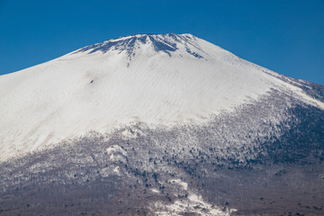 Snowy scenery of Hachimantai in Tohoku region