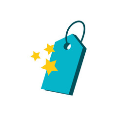 cute stars with tag commercial