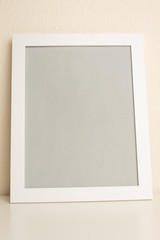 Empty frames for design, layout, with a gray background, minimalism