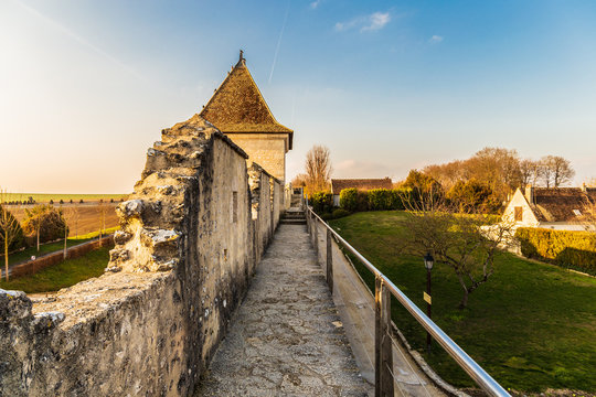 City walls of Provins, France