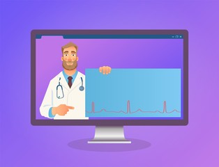 Online medicine concept