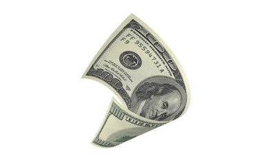 Dollar, Paper Money, American Banknote, Flying Money, 3D Render
