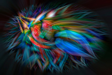 Digital art abstract fractal light background . fantasy pattern. Raster clip art for for poster, web, card,brochure, cover, invitation, - obrazy, fototapety, plakaty