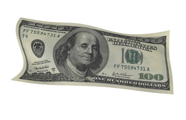 Dollar, Paper Money, American Banknote, Flying Money, 3D Render