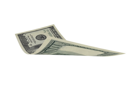Dollar, Paper Money, American Banknote, Flying Money, 3D Render