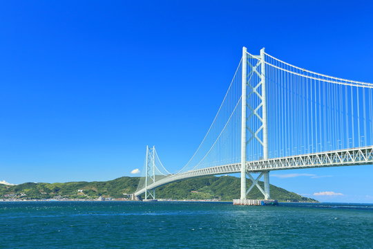 日本・明石海峡大橋　橋, 交通, 建築