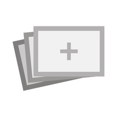 Photo picture web icon in flat style