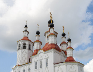 Dome of Vhodoierusalimskaya church in Totma