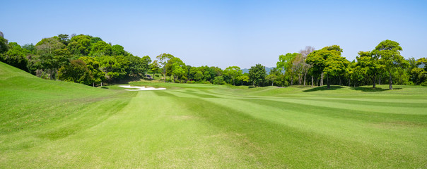 Obraz premium Tor golfowy