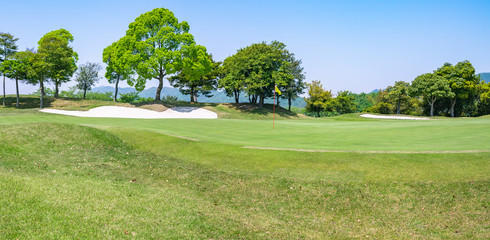 ゴルフ場 パッティンググリーン