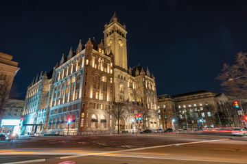Old post office washington DC, United States, USA downtown, Architecture and Landmark with...