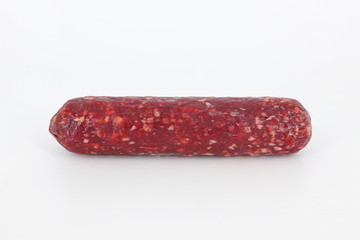 smoked sausage. sausage with bacon. for background. 